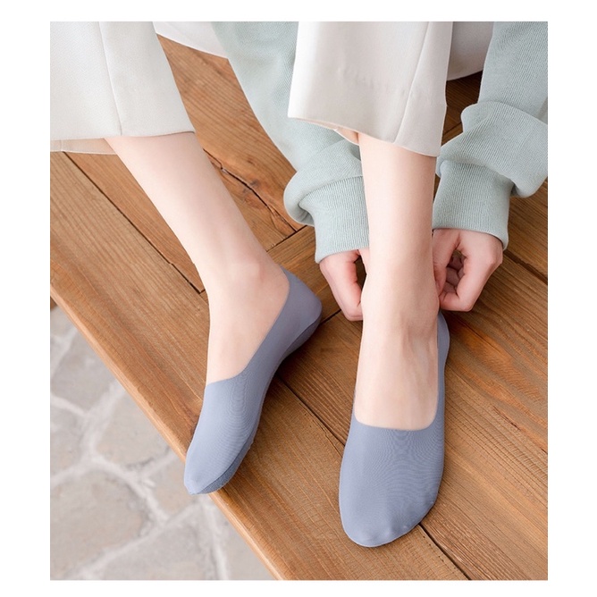 Tất vớ lười (vớ thuyền) nữ màu trơn - bedth.socks