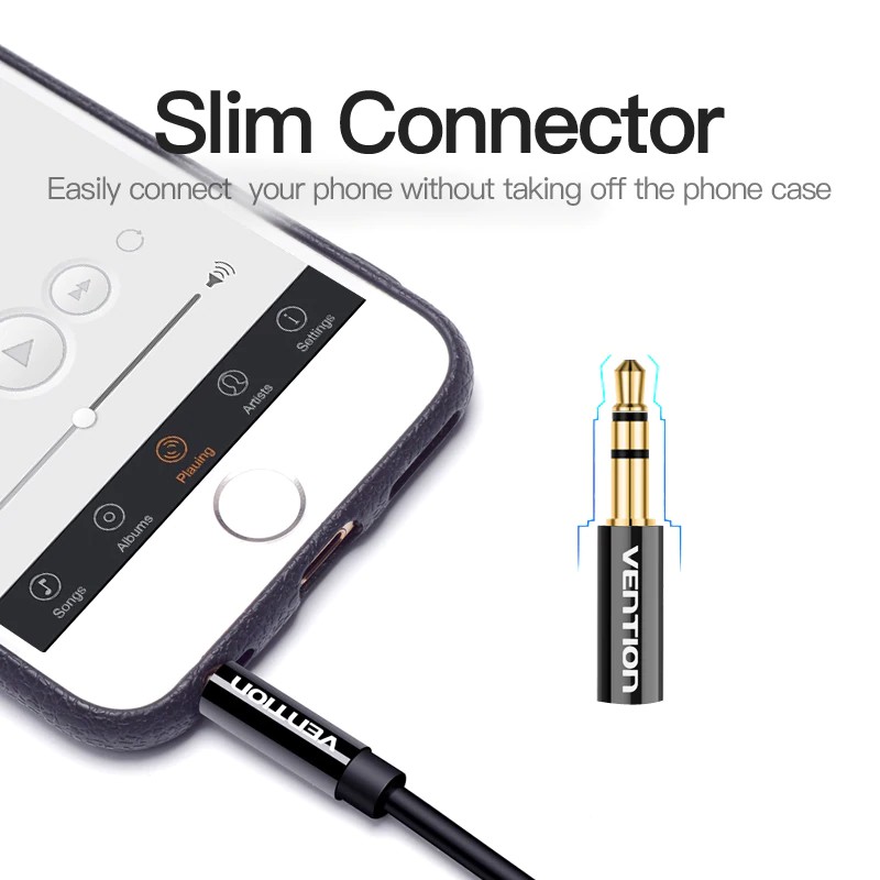 Dây cáp âm thanh AUX Vention kiểu chữ Y Jack 3.5mm cho táo PC