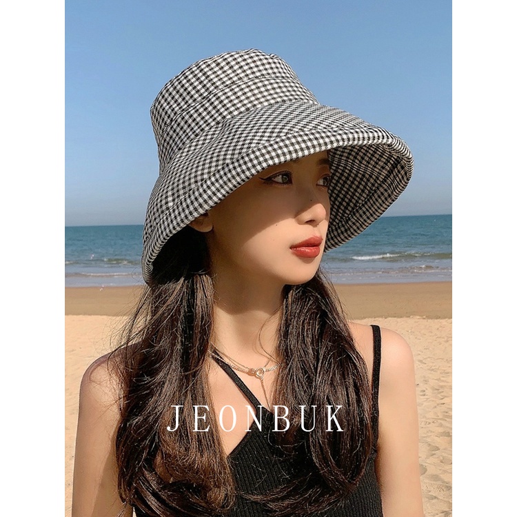 Nón Tai Bèo Chống Tia Uv Vành Rộng Có Thể Gấp Gọn Thời Trang Mùa Hè Cho Nữ