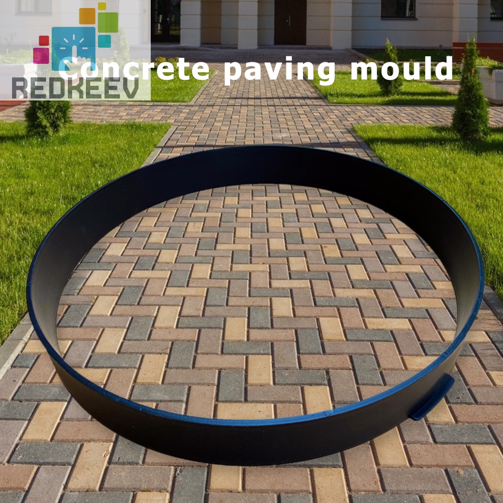 Khuôn làm gạch lót đường đi hình tròn tiện dụng cho sân vườn DIY