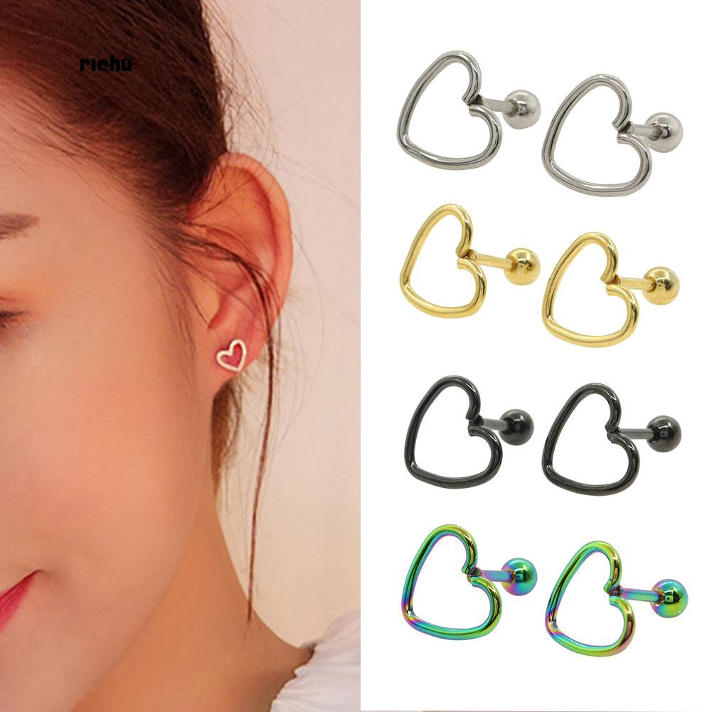 Đôi Khuyên Tai HìNh TráI Tim ThờI Trang Cho Nữ