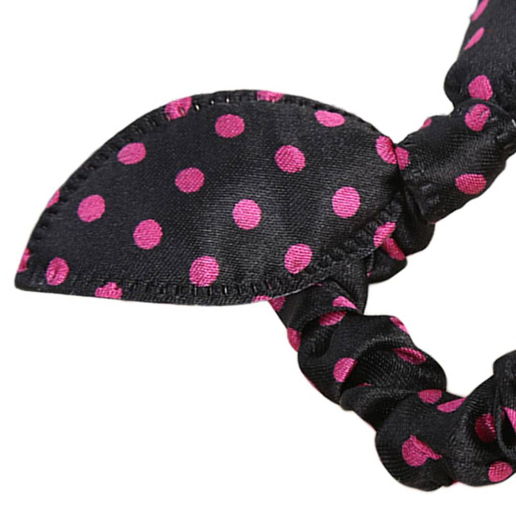 Dây Buộc Tóc Co Giãn Họa Tiết Chấm Bi Xinh Xắn Cho Bé Gái
