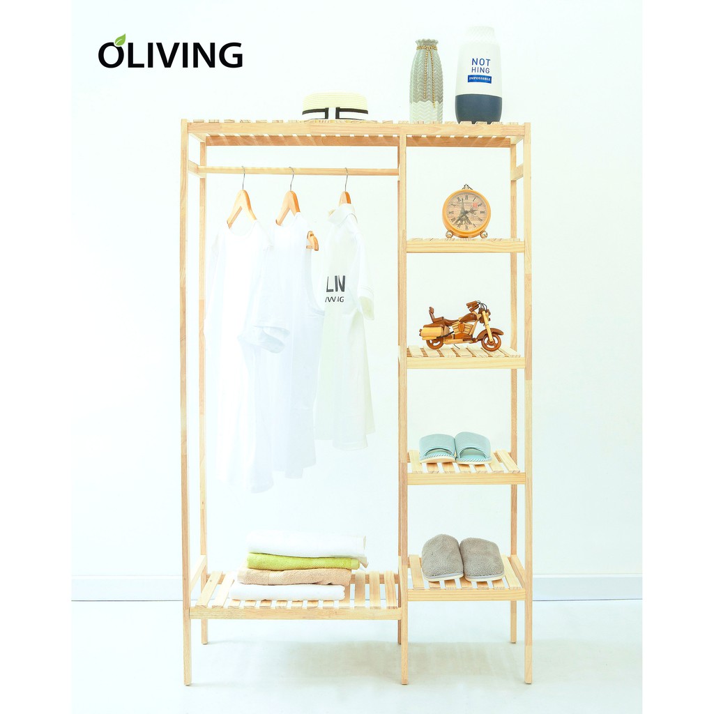 Tủ Treo Quần Áo OLIVING Double Hanger Size Khổng Lồ Nội Thất Kiểu Hàn | BigBuy360 - bigbuy360.vn