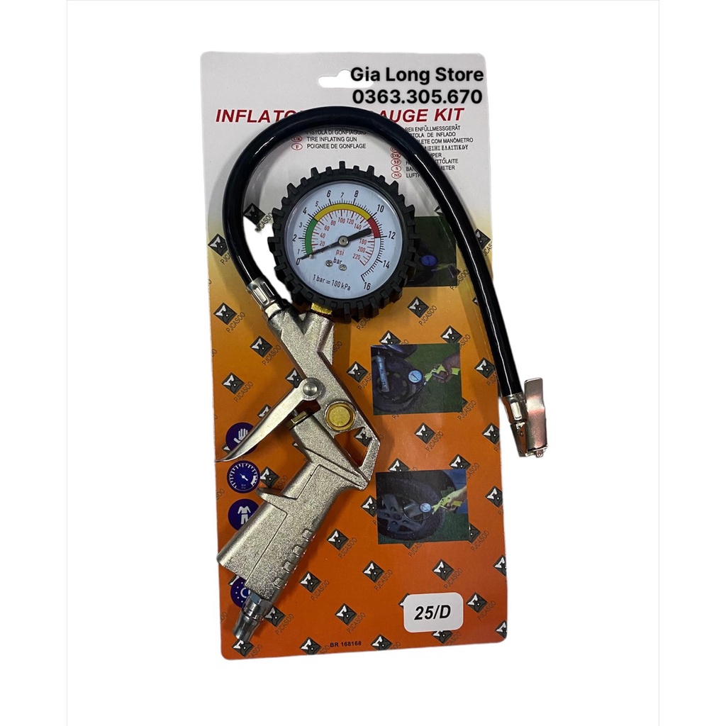 BƠM XE CÓ ĐỒNG HỒ HƠI