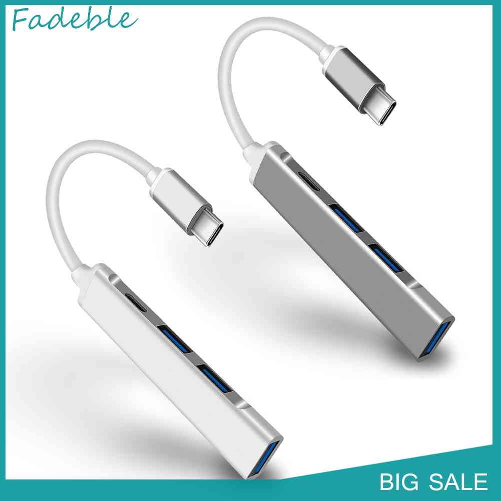 Bộ Chia Cổng Type-C USB C 4 Trong 1 USB 3.0 2.0 Chất Lượng Cao