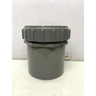 Bít xả ren ngoài/Male threaded clean out phi 168 nhựa PVC Bình Minh_BXRN168