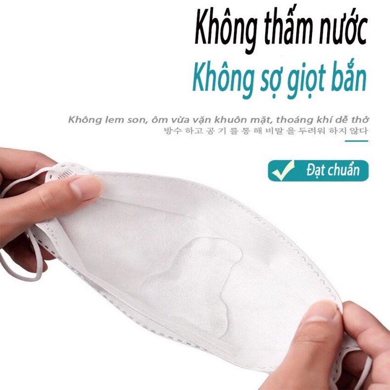 [DC MASK] Túi 10 chiếc Khẩu Trang 4D KF94 cao cấp kiểu Hàn Quốc 4 lớp kháng khuẩn, kháng bụi mịn | BigBuy360 - bigbuy360.vn