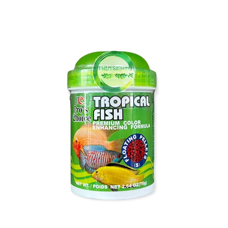Thức ăn cá cảnh Pro's Choice Trooical Fish dành cho  cá ali, dĩa, sặc, phượng hoàng, guppy,....