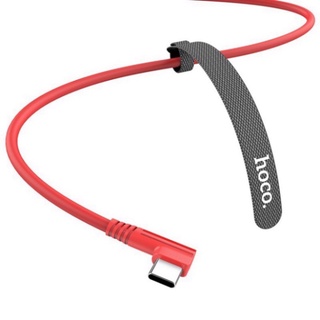 Cáp hoco u83 lightning/micro/type c - sạc nhanh 2.4a/dài 1.2m - thiết kế chữ l chơi game