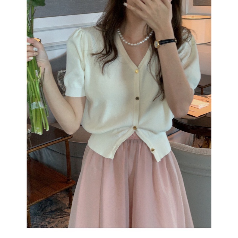 Chân váy xoè nhún li vải tơ óng Hàn Ulzzang style 🌸 Hàng Quảng Châu