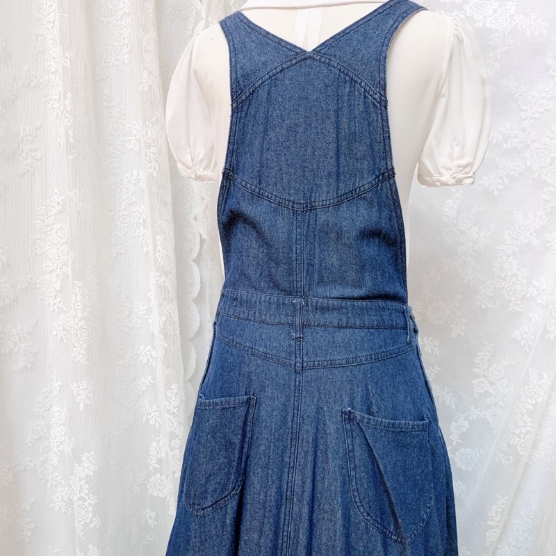 Đầm yếm Nhật Lowrys Farm dáng dài vintage