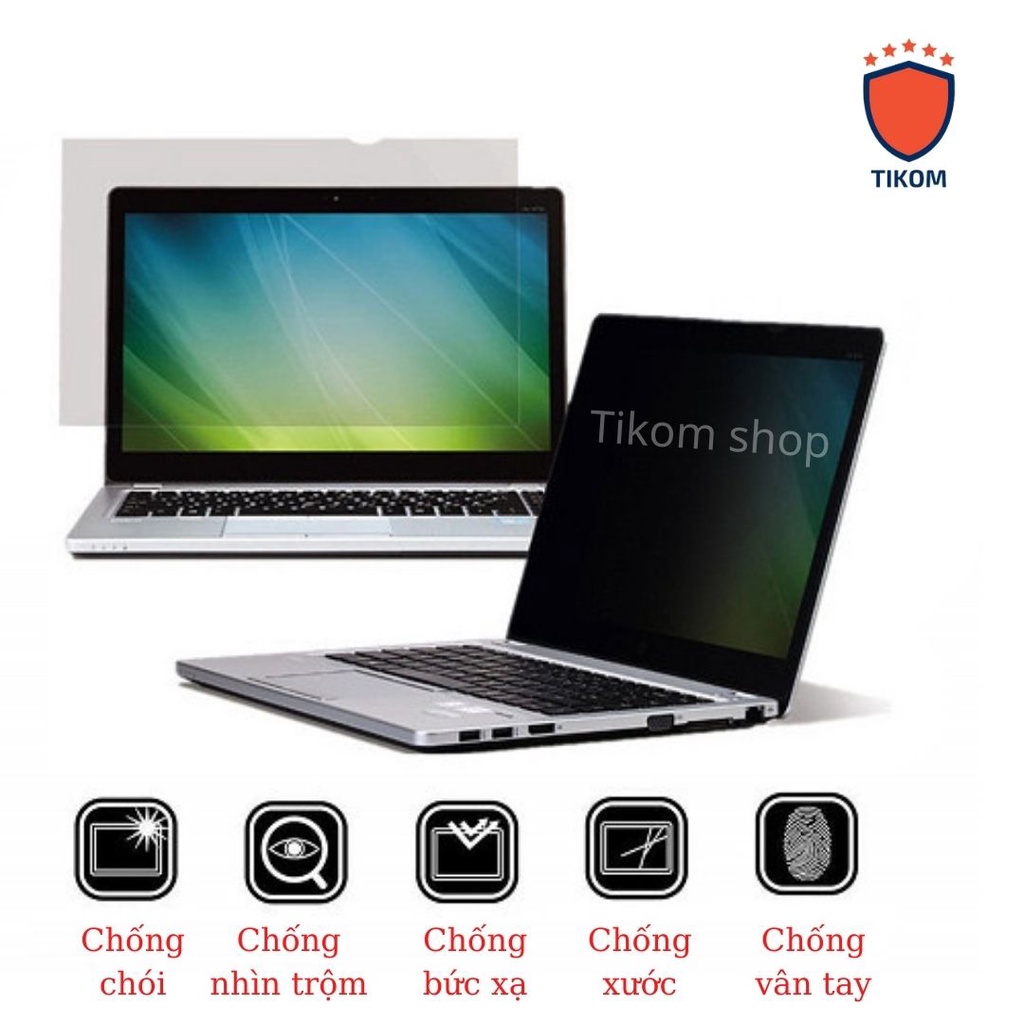 Film chống nhìn trộm cho Macbook, tháo lắp bằng lực hút từ tính (loại cao cấp) – Tikom shop