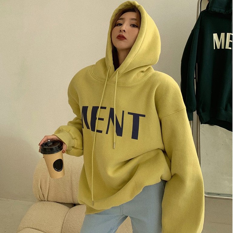 Áo Hoodie Dáng Rộng In Chữ Cá Tính | BigBuy360 - bigbuy360.vn