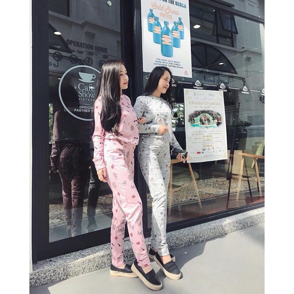 Bộ nỉ LÓT LÔNG NỮ siêu kute | BigBuy360 - bigbuy360.vn