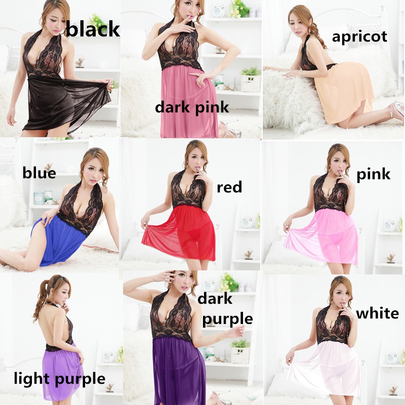 Set đầm ngủ phối ren kiểu dáng quyến rũ | BigBuy360 - bigbuy360.vn