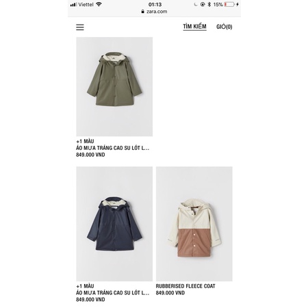 Áo Raincoat Lót Lông Cừu Cho Bé Trai