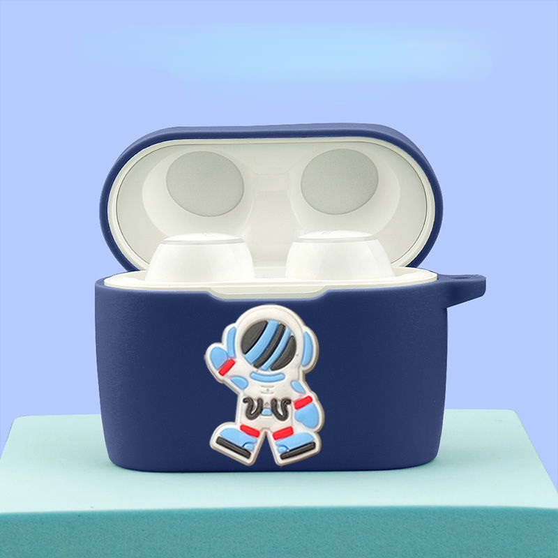 Vỏ Bảo Vệ Hộp Sạc Tai Nghe Beats Studio Bằng Chất Liệu Mềm Màu Trơn Họa Tiết Hoạt Hình