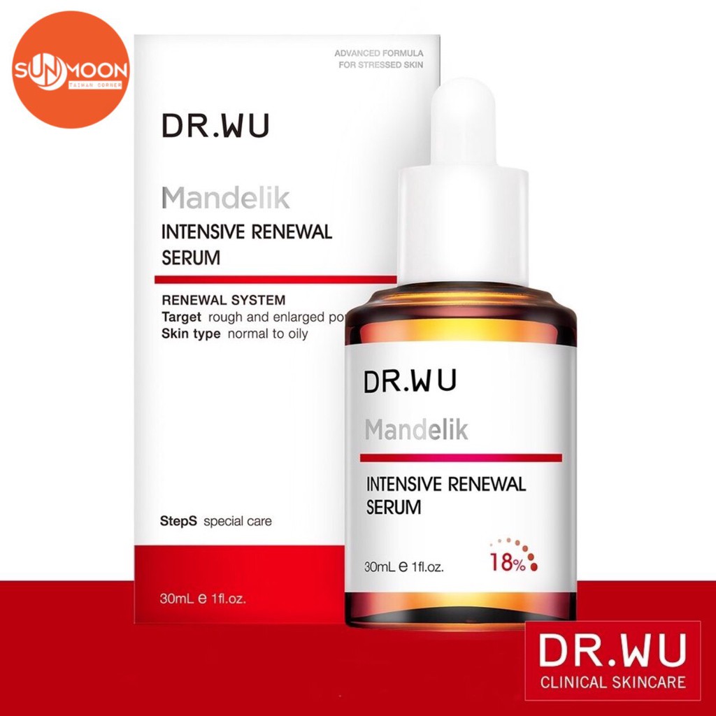 [DR.WU - Mẫu 2020] Tinh Chất Serum DR.WU Mandelic Acid 18% 30ml