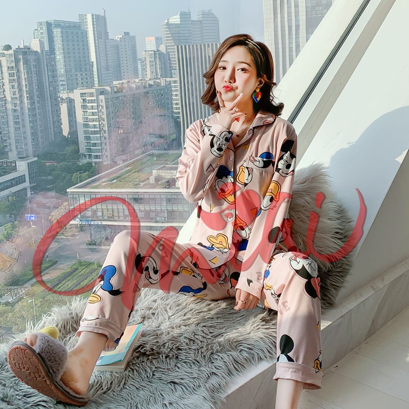Bộ đồ bầu, sau sinh và cho con bú (pijama mickey_vịt)