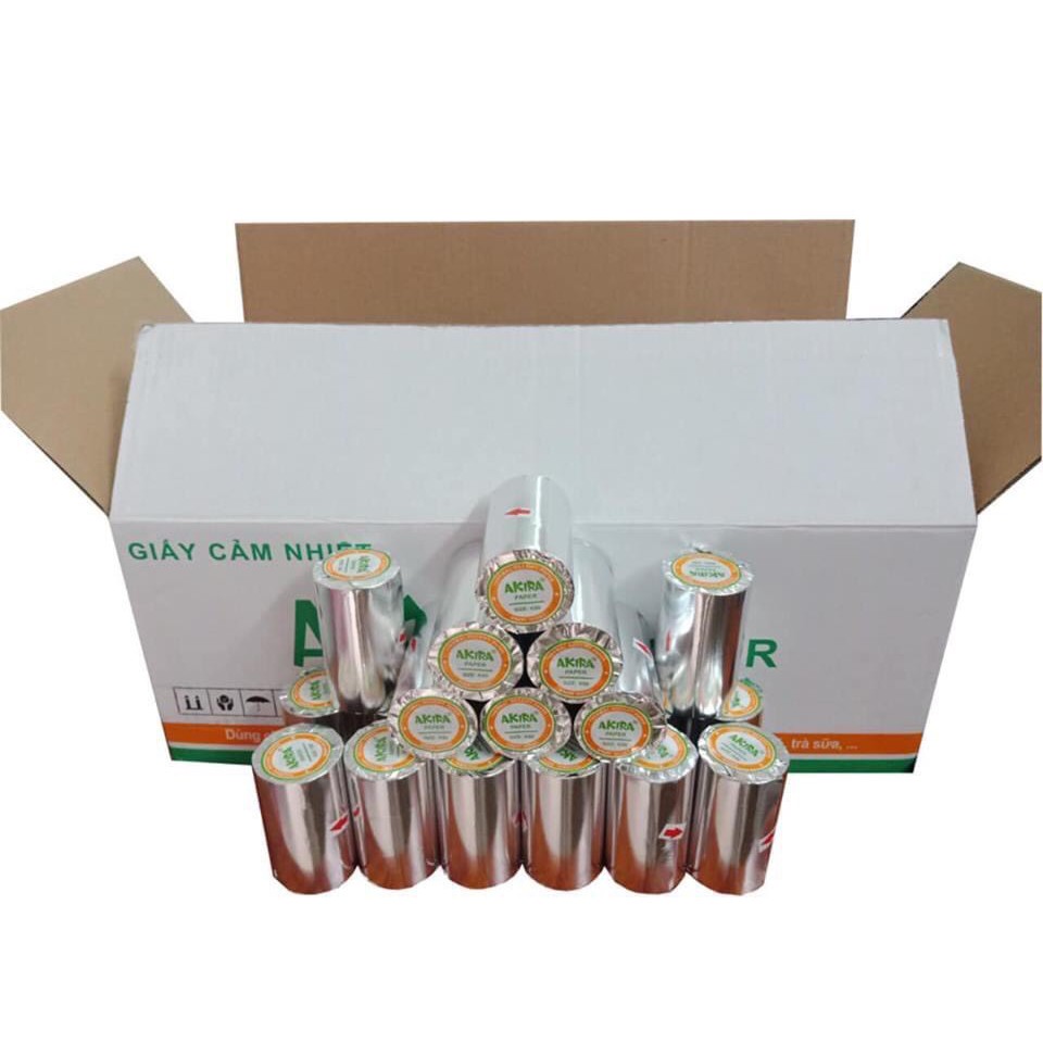 Thùng Giấy in hoá đơn Akira xịn khổ 80x45mm