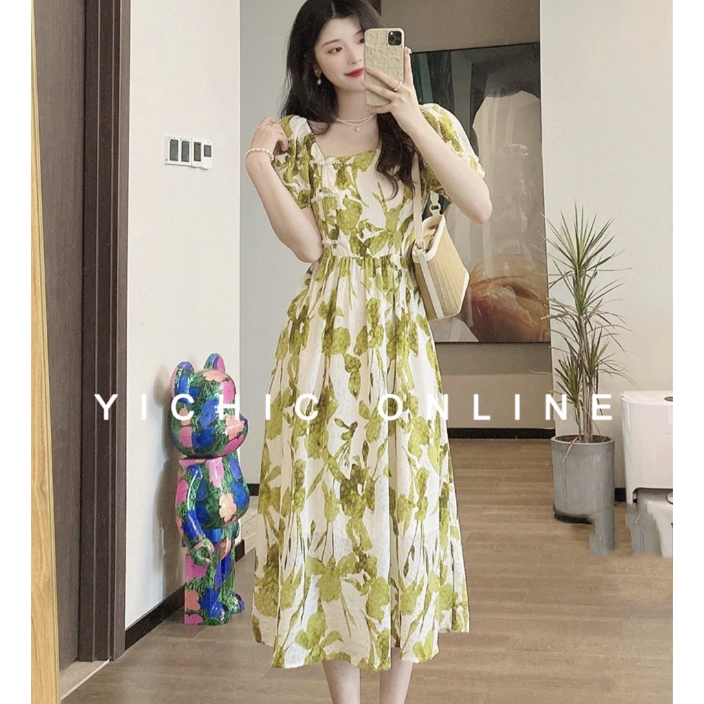 Đầm Maxi Tay Ngắn In Hoa Thời Trang Mùa Hè Dễ Phối Đồ Cho Nữ