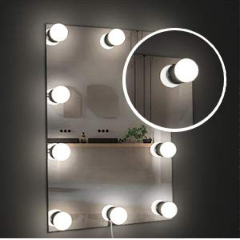 Đèn dán gương trang điểm- LOẠI 1 ĐÈN SÁNG HƠN- MAKEUP MIRROR LIGHT- Đèn đổi màu và điều chỉnh sáng tối, không cần khoan | BigBuy360 - bigbuy360.vn