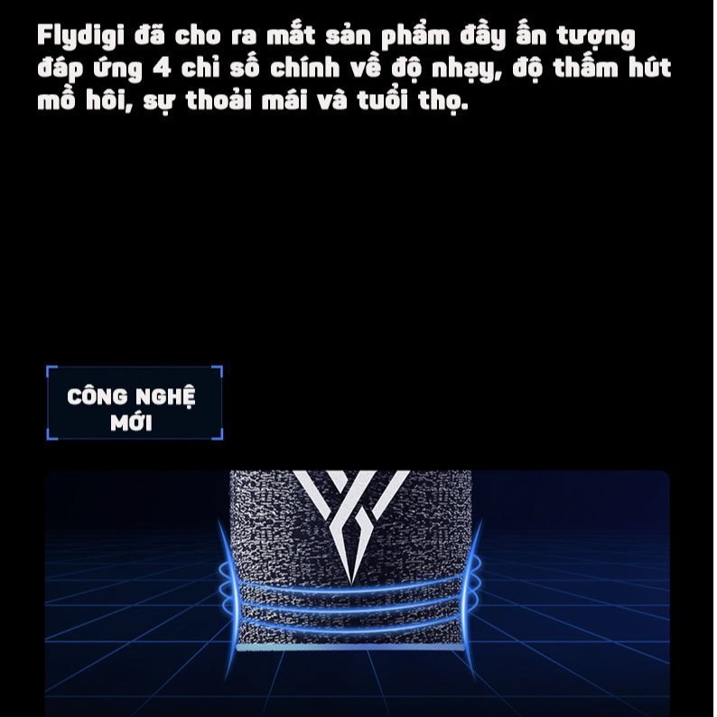 Flydigi Wasp Feelers 5 | Găng tay chơi game PUBG, Liên quân, chống mồ hôi, cực nhạy