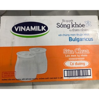  Sữa chua có đường Vinamilk 1th 12 lốc