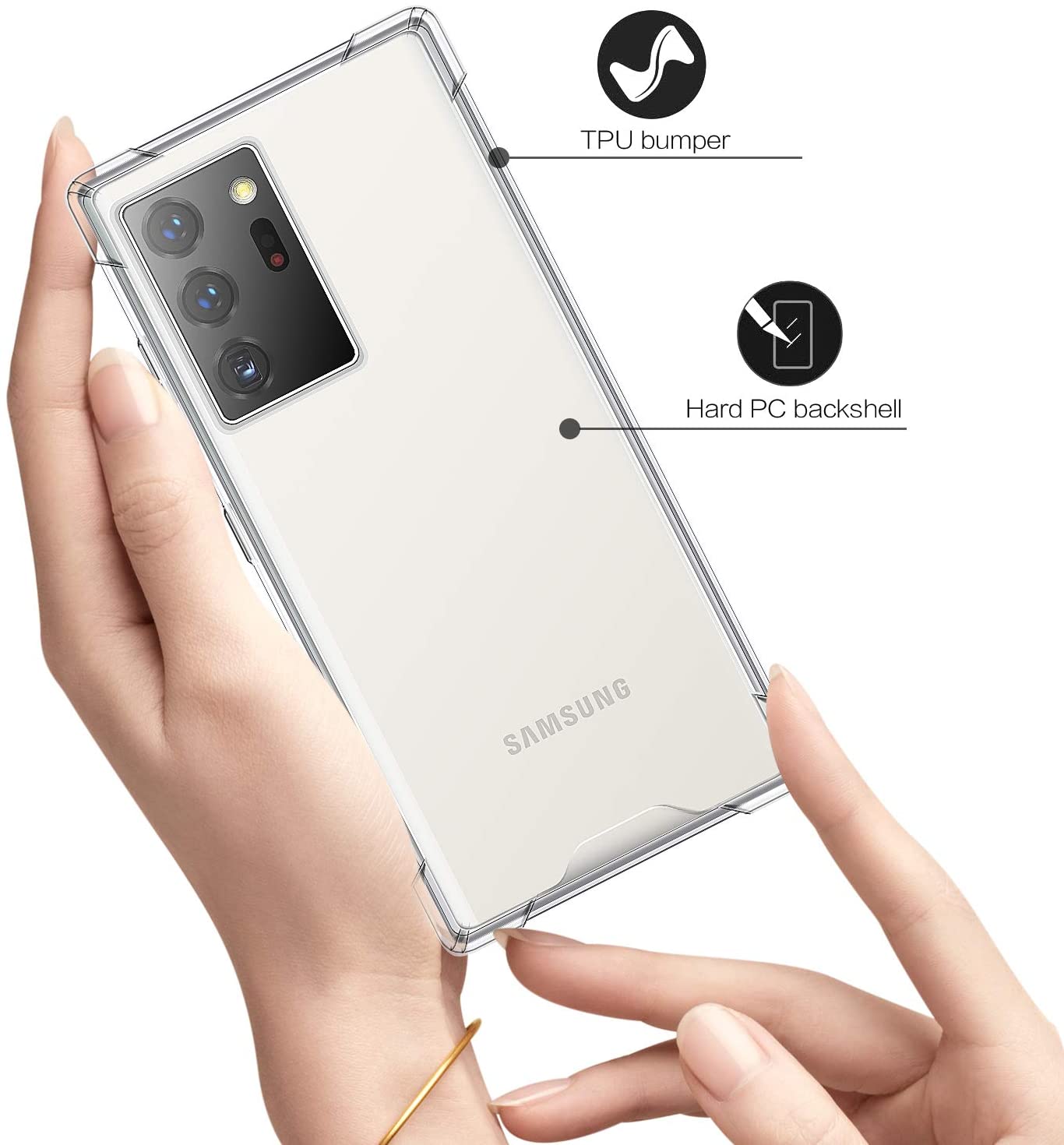 Ốp điện thoại silicon chống sốc và va chạm cho Samsung Galaxy ss Note 20 Ultra 10 9 8 Lite 10+ 5G