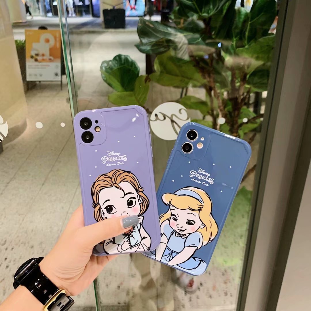 Ốp điện thoại TPU mềm chống sốc hình công chúa Disney cho IPhone 12 pro max 11 pro Max X XS XR XSMAX SE 2020 7 8 Plus | BigBuy360 - bigbuy360.vn
