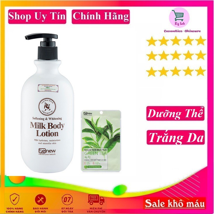 CÓ VIDEO THẬT- Dưỡng thể BENEW Whitening Body Lotion Hàn quốc 450ml/ Chai | BigBuy360 - bigbuy360.vn