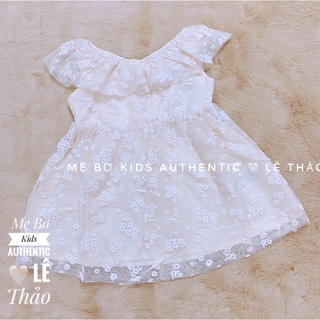 [HM AUTH] váy bé gái hoa cúc nổi (18m-10y)