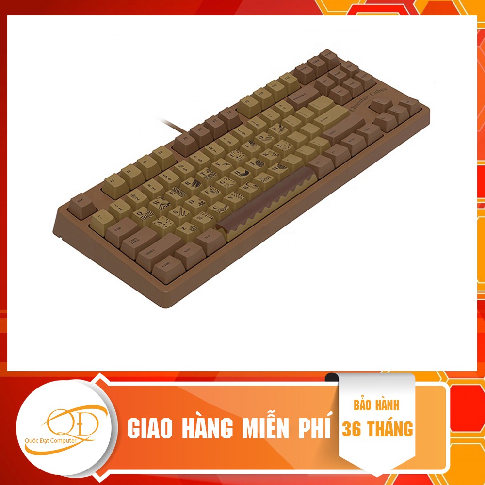 Bàn Phím Cơ Ajazz AK533 Chocolate Cubes 87 Chính Hãng