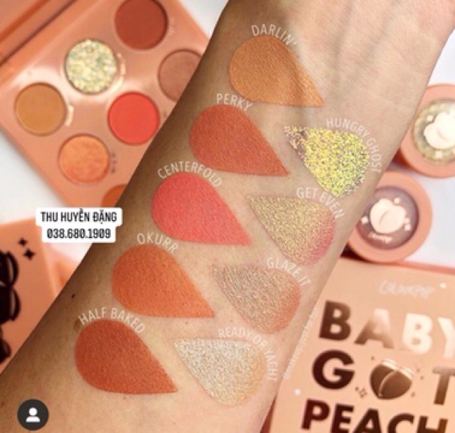 Bảng Phấn Mắt Colourpop Baby Got Peach Shadow Palette | BigBuy360 - bigbuy360.vn