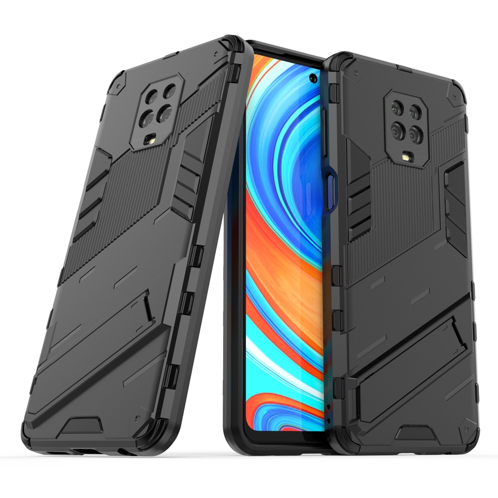 Ốp lưng Xiaomi Redmi Note 12 7 9s 10 11 11S 11T 11E Pro Max 4G 5G chống sốc có giá đỡ Iron Man PUNK cao cấp