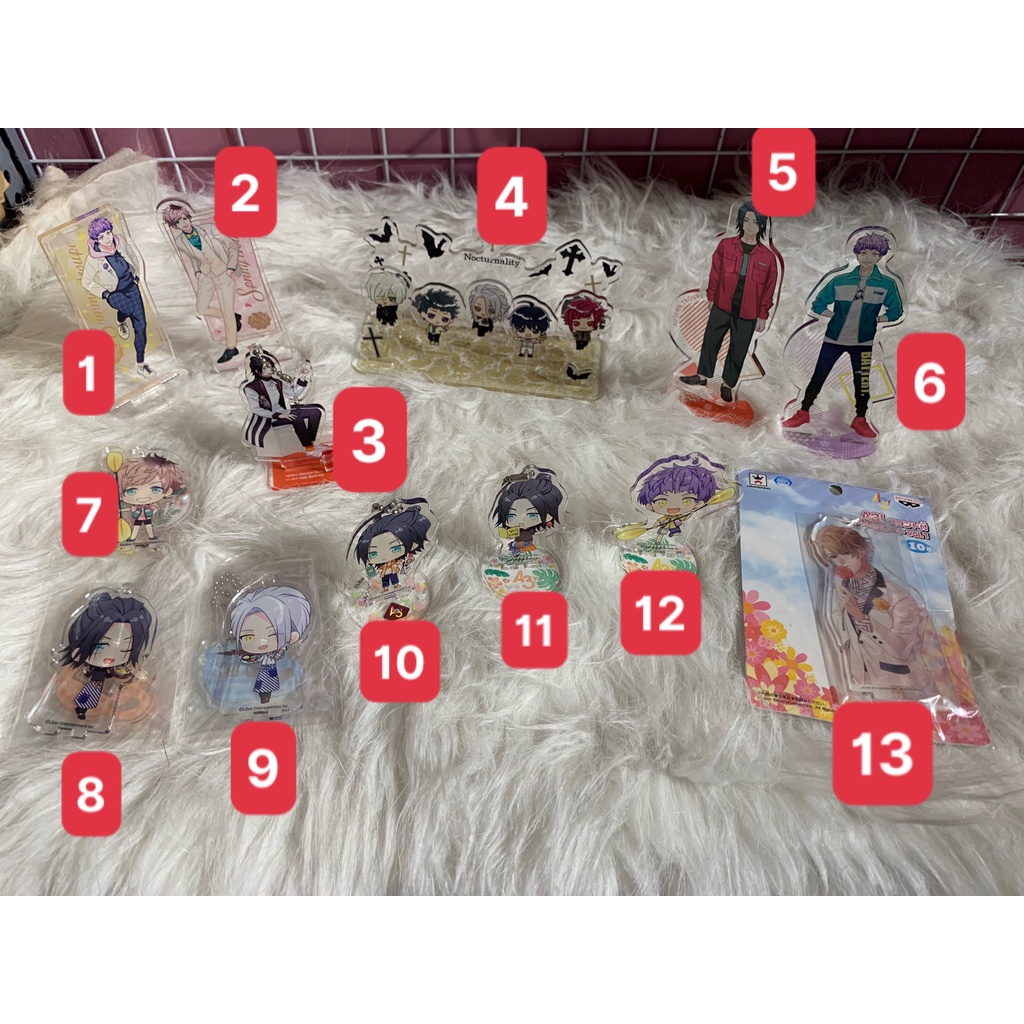 Tổng hợp acrylic standee mô hình nhựa cứng A3 official stand pop chính hãng Nhật Bản