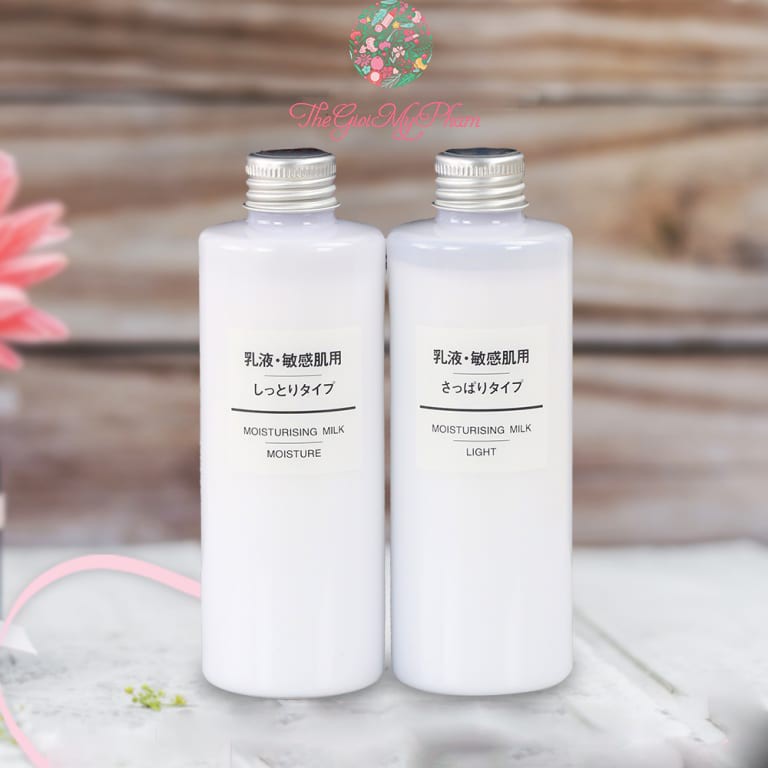 Sữa dưỡng ẩm Muji Moisture Moisturising Milk-dành cho da khô 200ml - Nhật Bản