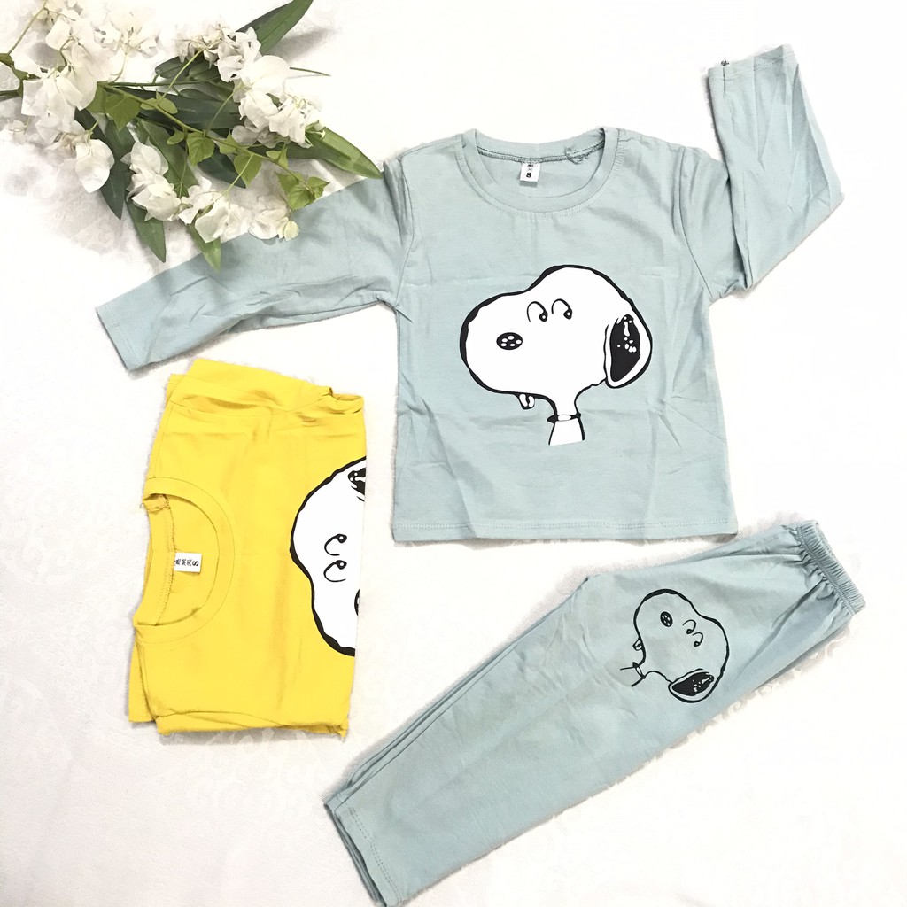 Bộ quần áo dài tay chất cotton cho bé trai 7-25kg - Bắp Bơ Kids