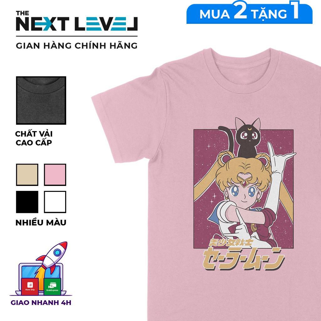 Áo thun Sailor Moon Unisex THE NEXT LEVEL - cotton 100% 4 màu nam nữ - BT0084