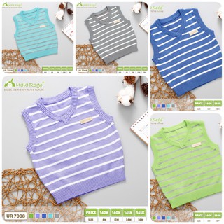 Áo gile kẻ đơn 7008 uala rogo