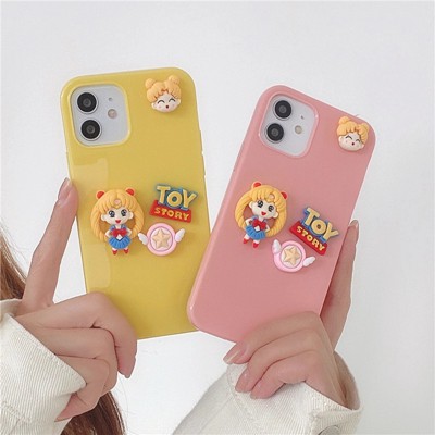 Ốp Điện Thoại Hình Toy Story 3d Màu Vàng Hồng Cho Iphone 12 Pro Max 11 Pro Max Xs Max Xr X 7 8 Plus