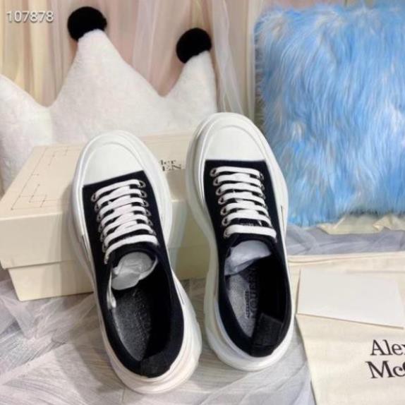 𝙂𝙞à𝙮 𝙈𝘾 𝙌𝙪𝙚𝙚𝙣 ⚡️𝐅𝐑𝐄𝐄 𝐒𝐇𝐈𝐏⚡️ Giày Sneaker MCQ Trấn Thành đen đế trắng nâng đế 5cm siêu đẹp nam nữ | BigBuy360 - bigbuy360.vn