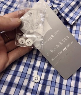 Áo Sơ Mi Bé Trai Kẻ Xanh