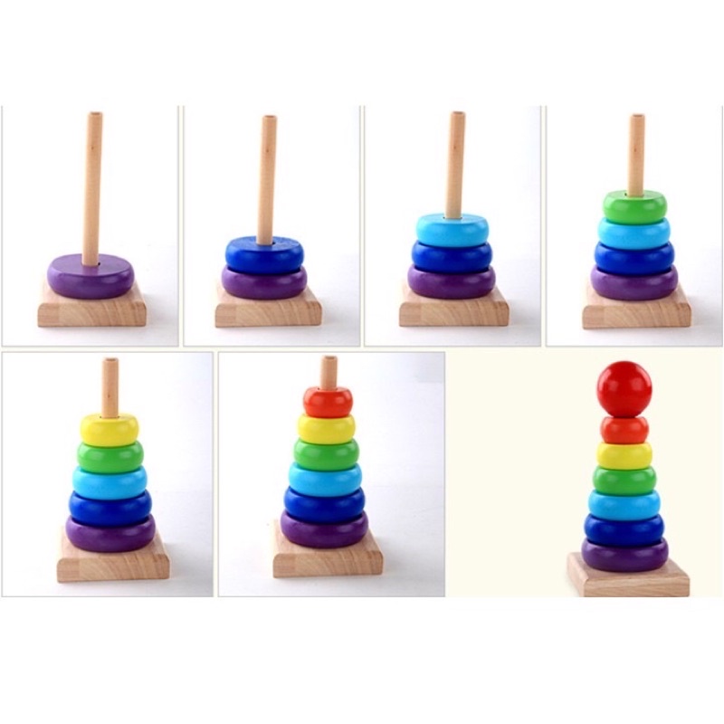 [FREESHIP - SALE SỐC] Combo 3 món đồ chơi bằng gỗ theo phương pháp Montessori giúp bé phát triển toàn diện - BEOSMART