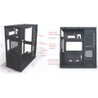 Vỏ cây máy tính case Orient 3003B/3008B (kiểu đứng)