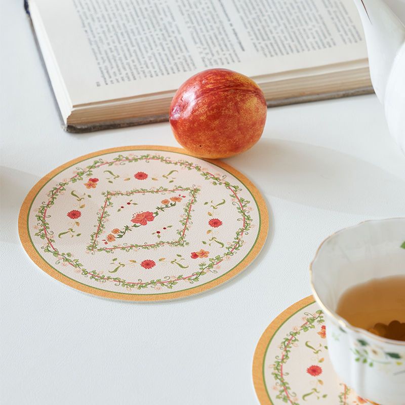 Tấm Lót Bàn Ăn Chất Liệu Da Cao Cấp Cách Nhiệt Chống Thấm Nước / Dầu / Bỏng Tiện Dụng