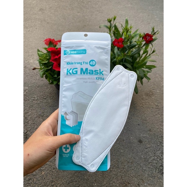 KHẨU TRANG 4D KG MASK KF94 XUẤT HÀN KHÁNG KHUẨN