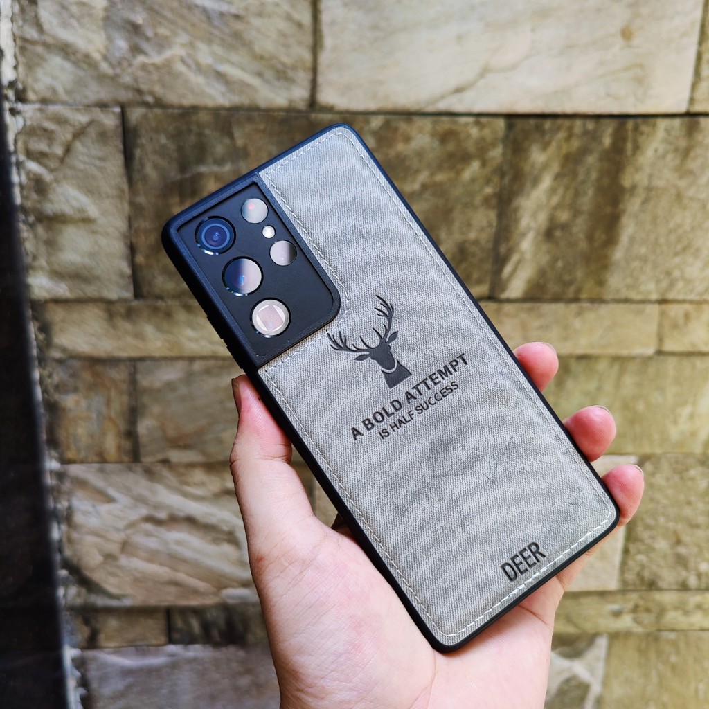 Ốp lưng samsung s21 ultra s21 plus s21 5g s8 plus chống bám vân tay hình Nai 3D nhiều màu sắc phụ kiện huỳnh tân store