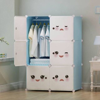 TỦ NHỰA GHÉP 6 NGĂN SIZE LỚN