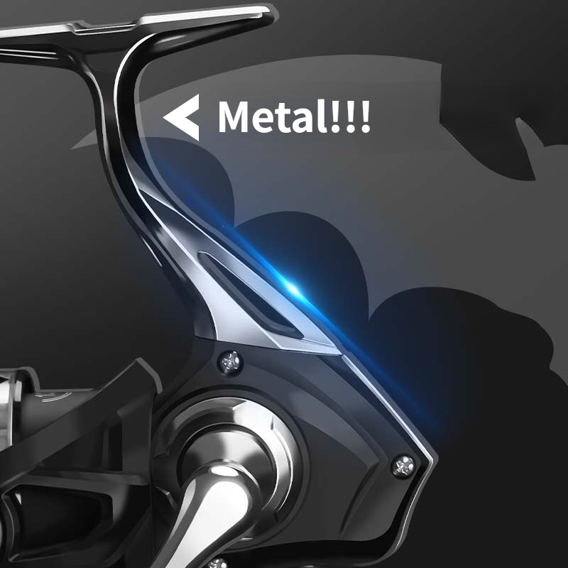 Mavllos Cuốn Thừng Câu Cá Máy Câu Cá Kim Loại Mavllos Dark Knight 1000-7000 15kg Max Drag 5.2: 1